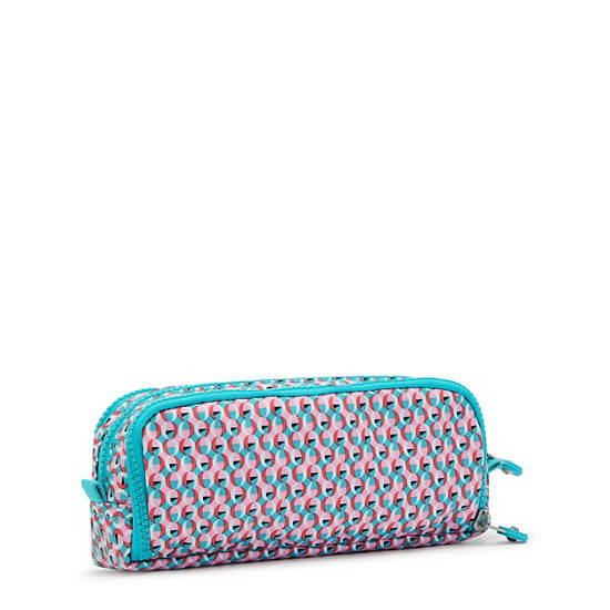 Kipling Gitroy Klassiska Printed Pencil Case Väska Rosa | SE 1315OK